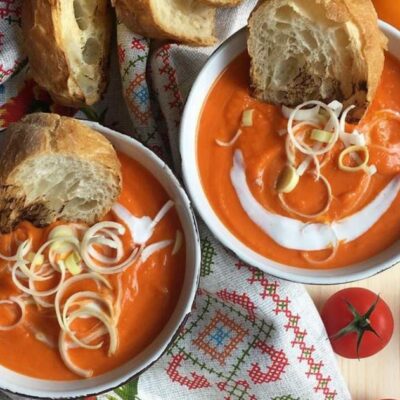 вершковий крем-суп з гарбуза